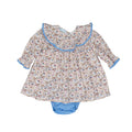 Oaks Blue Floral Bloomer Set