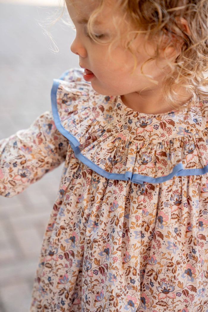 Oaks Blue Floral Bloomer Set