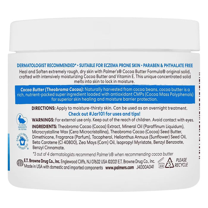 Palmer’s Cocoa Butter Formula Skin Cream Jar with Vitamin E, 3.5 oz - 12 Pack