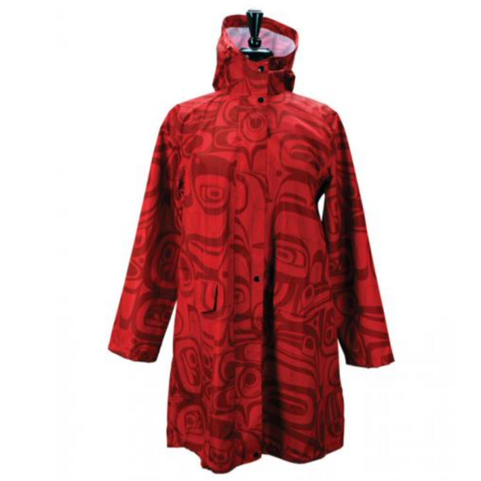 PANABO Rain Coat - Raven Transforming Red
