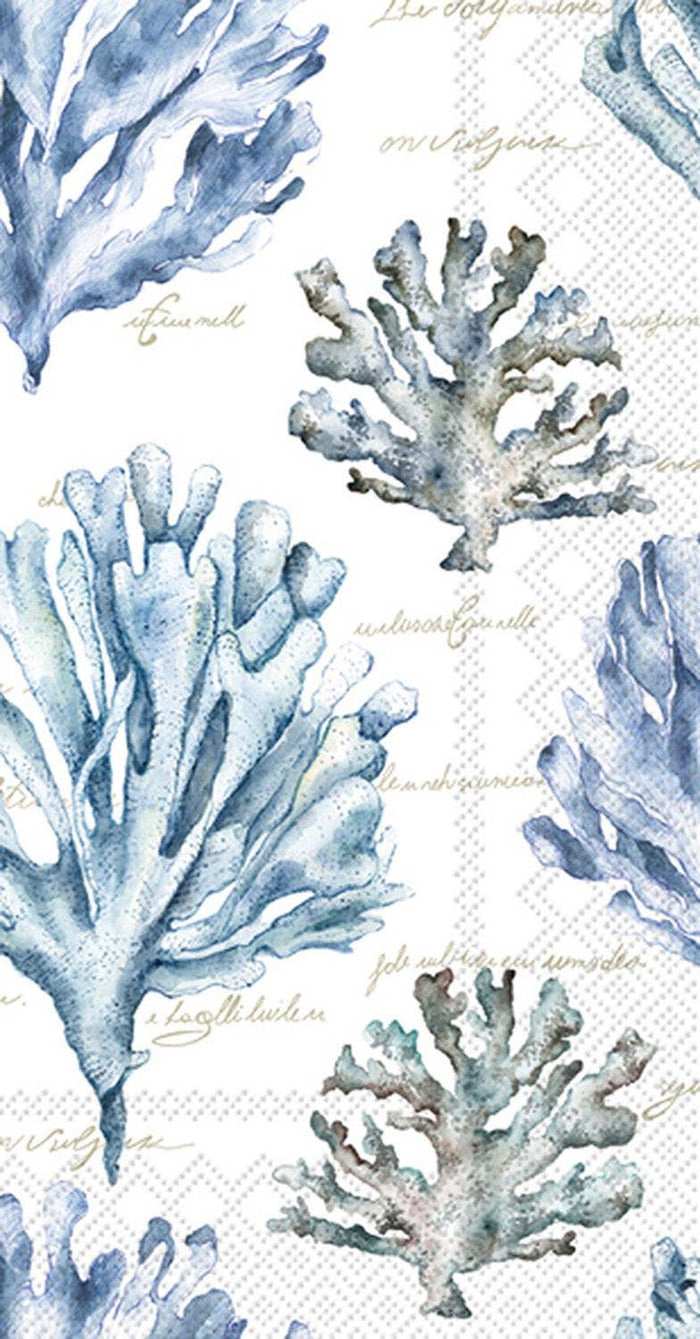Paper Guest Towels - Coral Pattern