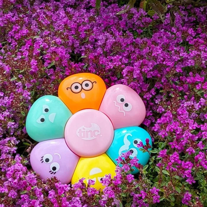 Pastel Flower Highlighter Pen for Study & Notes - 6 Colours