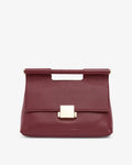 PAYTON HANDBAG in Burgundy Pebble by Arlington Milne