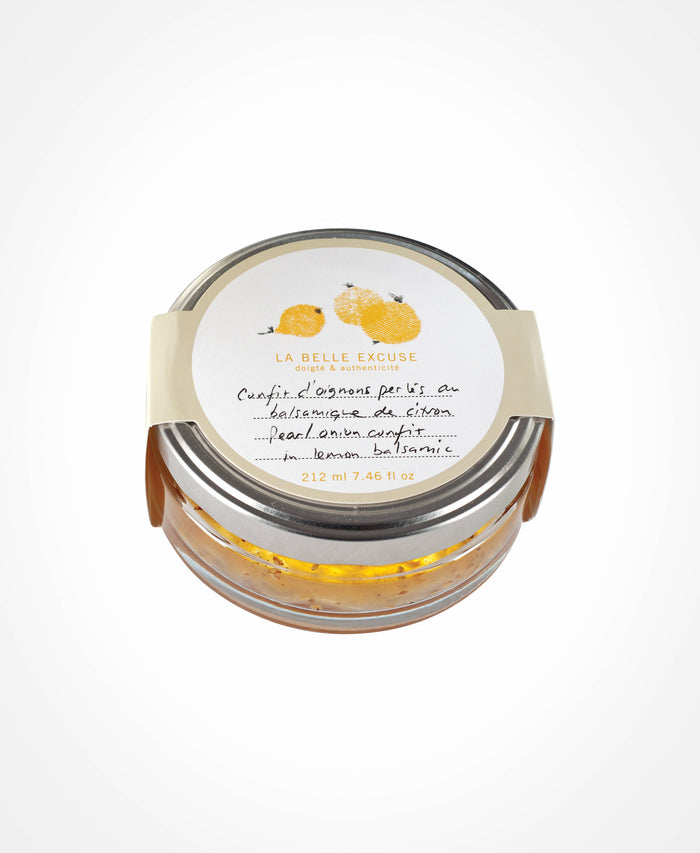 Pearl Onion Confit in Lemon Balsamic - Magnolia Lane co. Home + Garden + Gift