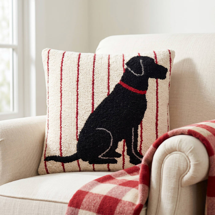 Peking Handicraft - Labrador Stripe Hook Pillow