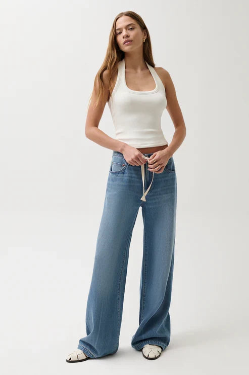 Pistola Jadyn Draw Cord Palazzo Jean in Expanse