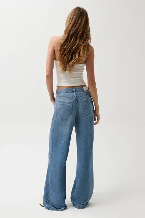 Pistola Jadyn Draw Cord Palazzo Jean in Expanse