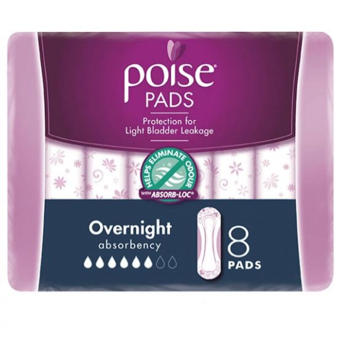 Poise Feminine Overnight Pads