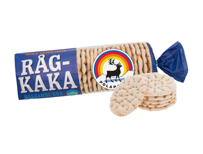 Polarbröd Rågkaka 4 × 24 pcs (4 × 900g / 4 × 31.74 oz) – Authentic Swedish Soft Rye Flatbread