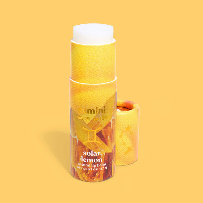 Poppy & Pout - Lip Balm, Zodiac, Gemini Solar Lemon