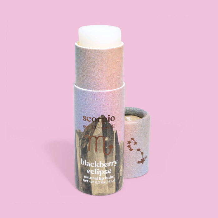 Poppy & Pout - Lip Balm, Zodiac, Scorpio Blackberry Eclipse