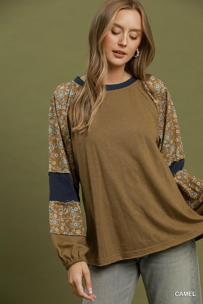 Prairie Patchwork Long Sleeve Top