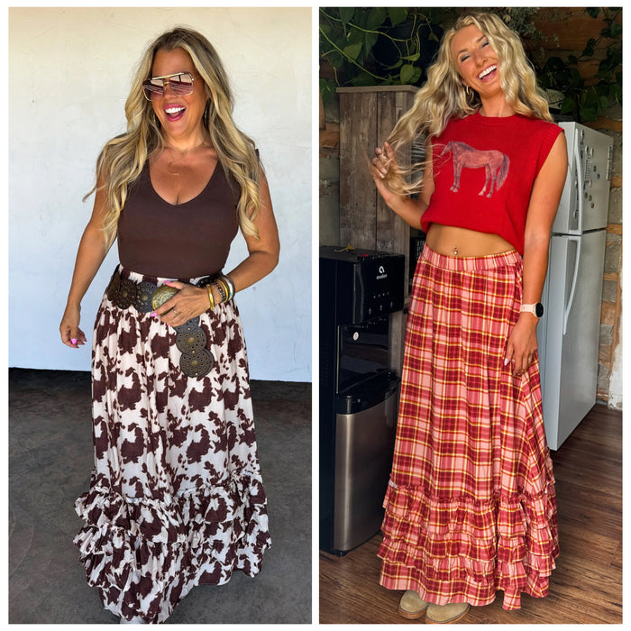 PREORDER: Wander West Maxi Skirt // eta September - October