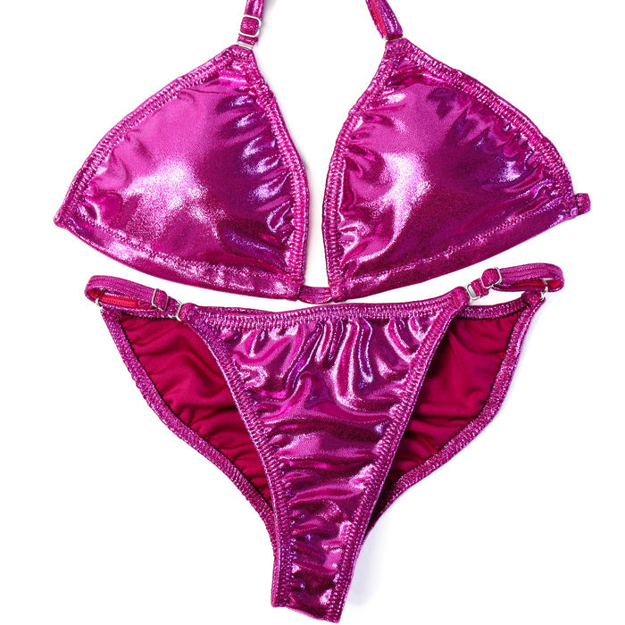 QS ST: Hologram Mulberry Fit Model Suit. Medium/Fit Model 2.  Angel Competition BikinisThe best NPC Competition Suits for the Bikini Division, Fit Model Division Suits, and bodybuilding suits.