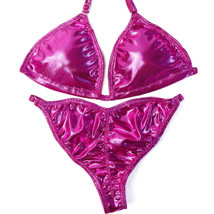 QS ST: Hologram Mulberry Fit Model Suit. Medium/Fit Model 2.  Angel Competition BikinisThe best NPC Competition Suits for the Bikini Division, Fit Model Division Suits, and bodybuilding suits.