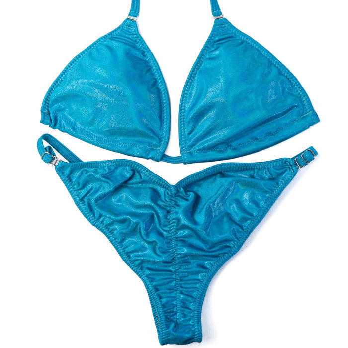 QS ST: Hologram Turquoise Fit Model Suit. Medium/Custom Fit Model 2.  Angel Competition BikinisThe best NPC Competition Suits for the Bikini Division, Fit Model Division Suits, and bodybuilding suits.