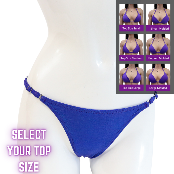 QS SZ: Hologram Electric Purple Fit Model Suit. Select Your Top/Fit Model 1.  Angel Competition BikinisThe best NPC Competition Suits for the Bikini Division, Fit Model Division Suits, and bodybuilding suits.