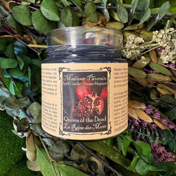Queen of the Dead Samhain Altar Candle