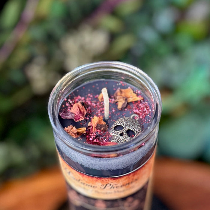 Queen of the Dead Samhain Altar Candle