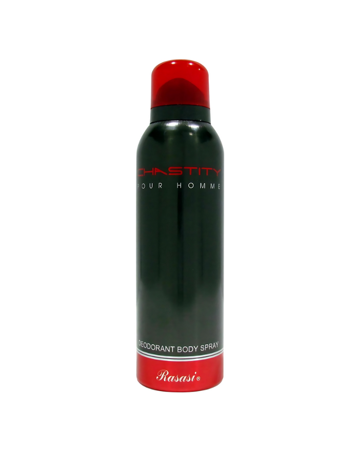 Rasasi Chastity Pour Homme Deodorant Body Spray For Men, 200 ml