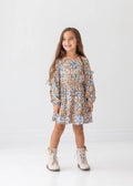 Riley Long Sleeve Dress: Pink / 2T