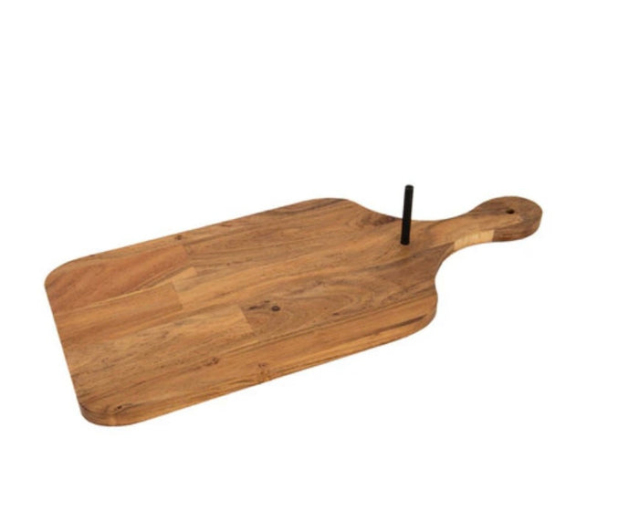 Round Top Charcuterie Board Natural Wood