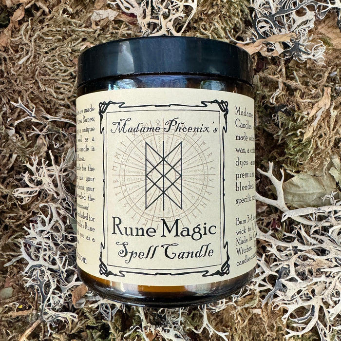 Rune Magic Divination Candle