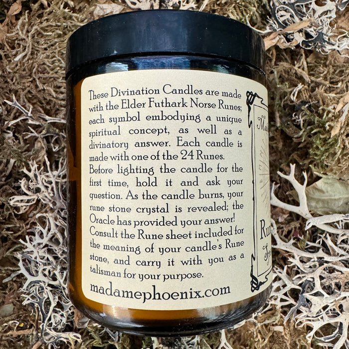 Rune Magic Divination Candle