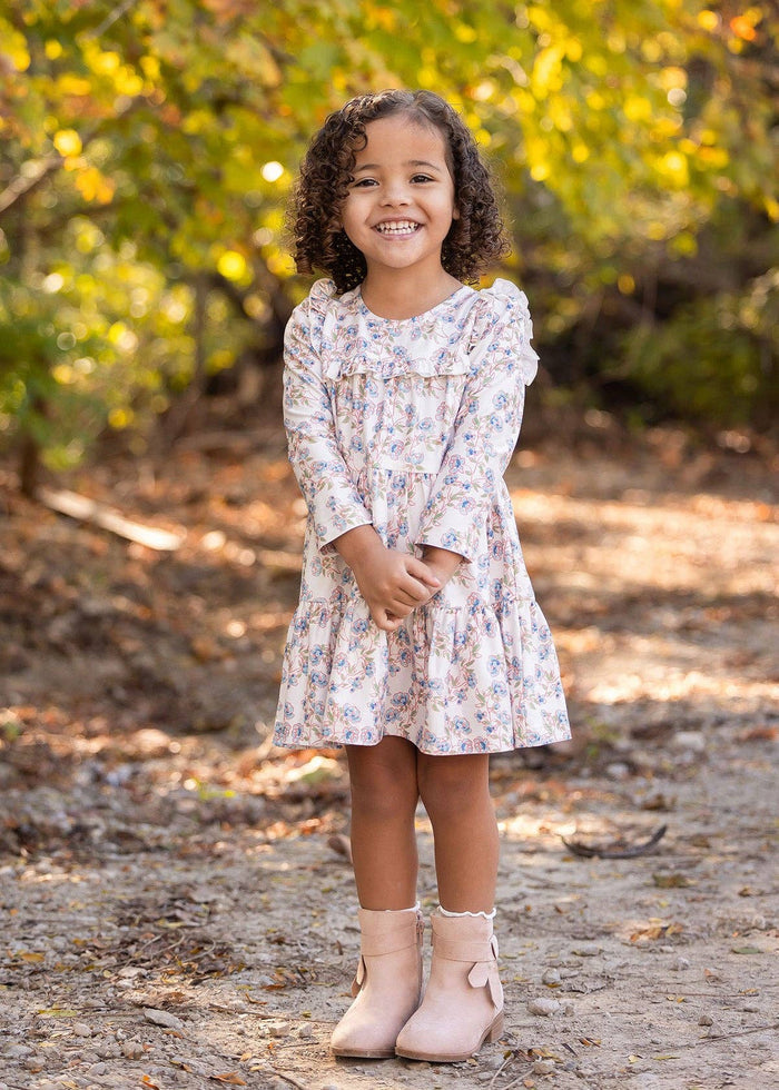 Sadie Dress: Blue / 4T