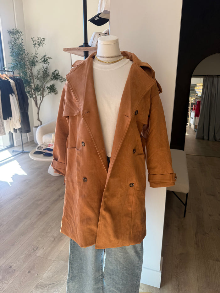 Sadie Suede Trench