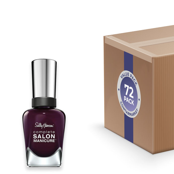 Sally Hansen Complete Salon Manicure, Black - 72 Pack