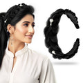 Sanas artificial hair braided hairband – natural look hair accessory for women