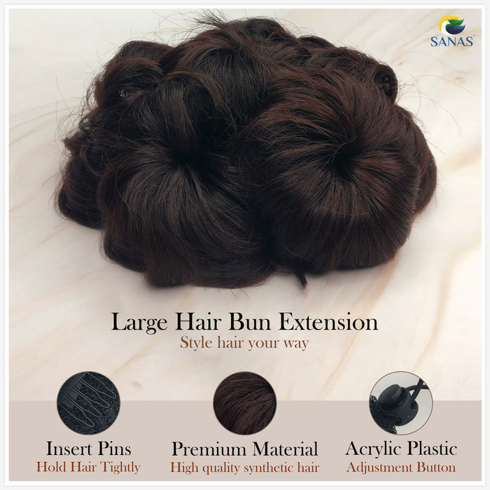 Artificial Hair Bun for Wedding Hairstyles
