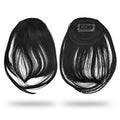 Sanas black clip in bangs hair accessory – natural look fringe extension