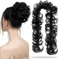 SANAS Black Frill Hair Extension 36 Inch for Women