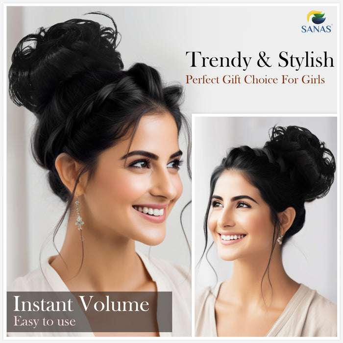 Natural Looking Black Hair Extension for DIY Hairstyles