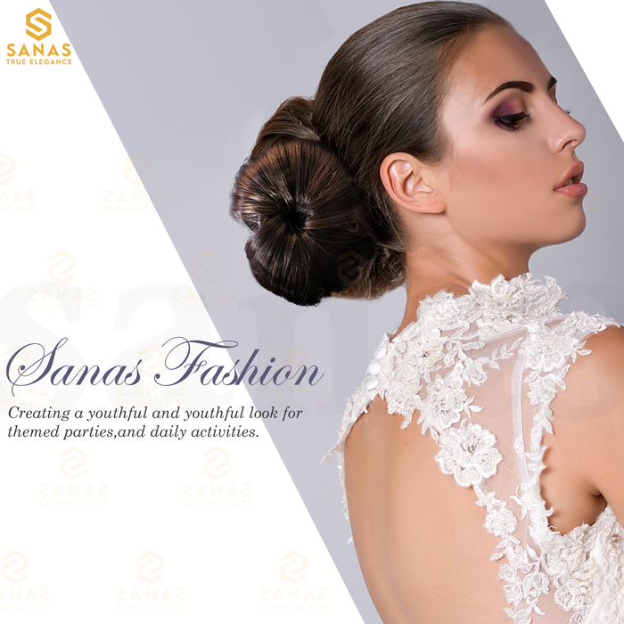 Clutch hair bun with secure clip