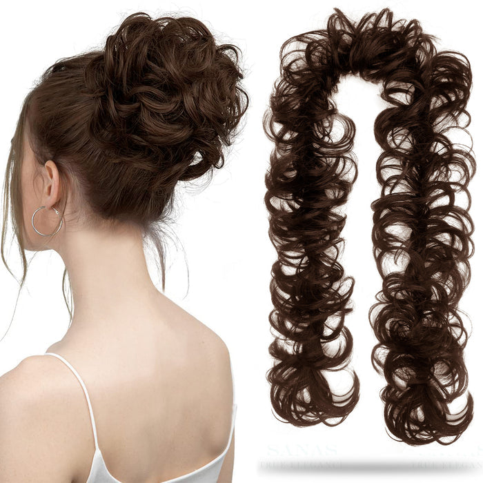 SANAS Blonde Frill Hair Extension 36 Inch for Women