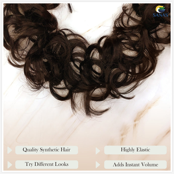Lightweight Synthetic Blonde Hair Extension for Weddings