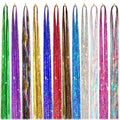 SANAS Glitter Hair Extensions Tinsel Set of 12