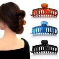 SANAS Large Hair Claw Clips for Women 3 Pcs Strong Hold Acrylic Hair Accessories