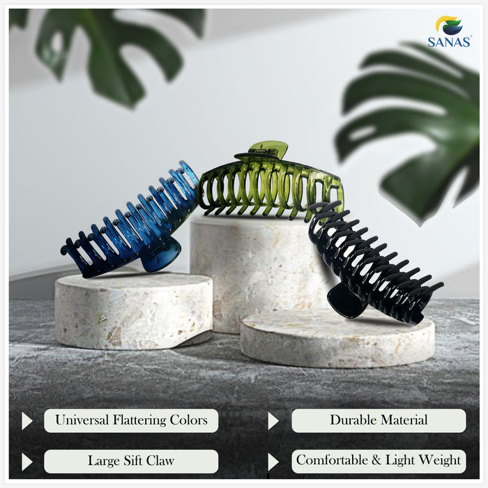 Matte Finish Hair Claw Clips for Women Secure Hold Hair Accessories