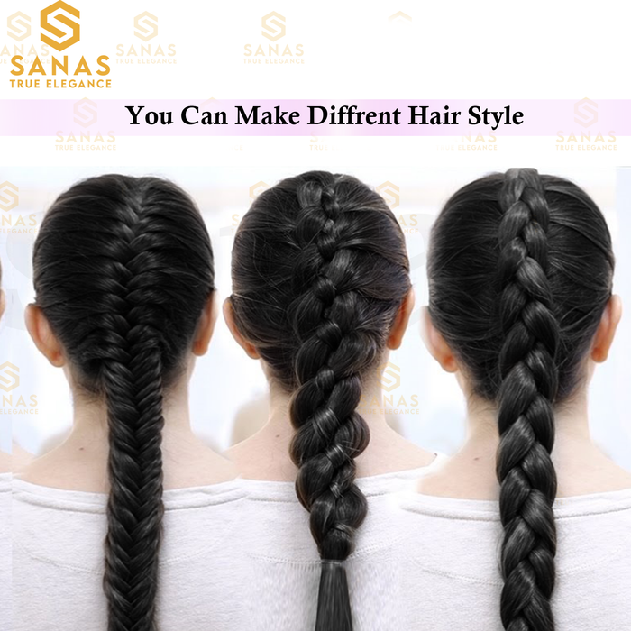 Hair extension for long ponytail hairstyle