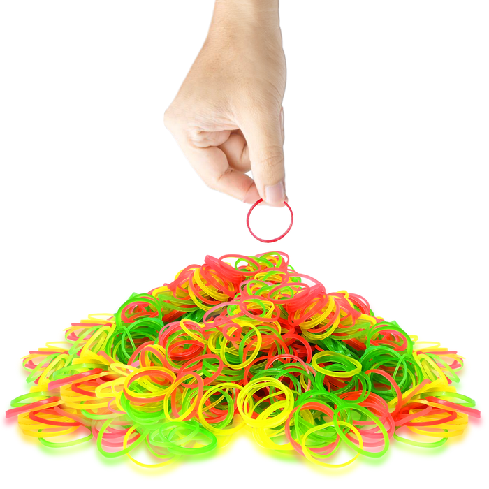 SANAS Nylon Elastic Rubber Bands 1000g Bulk Pack