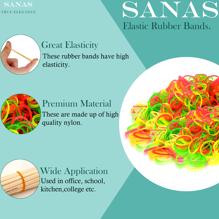 Reusable Nylon Hair Bands for Ponytails and Braids