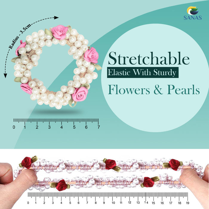 Korean style pearl flower hair accessories