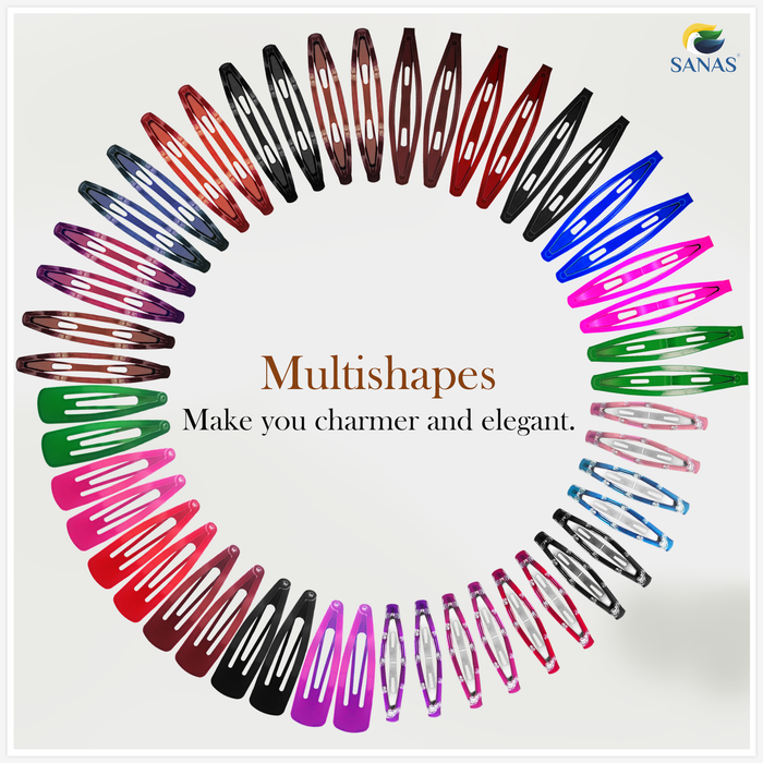 Colorful hair clips for school girls and toddlers