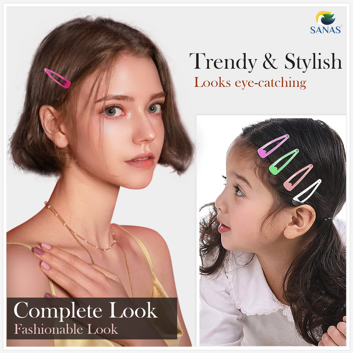 Cute snap hair clips for daily hairstyles