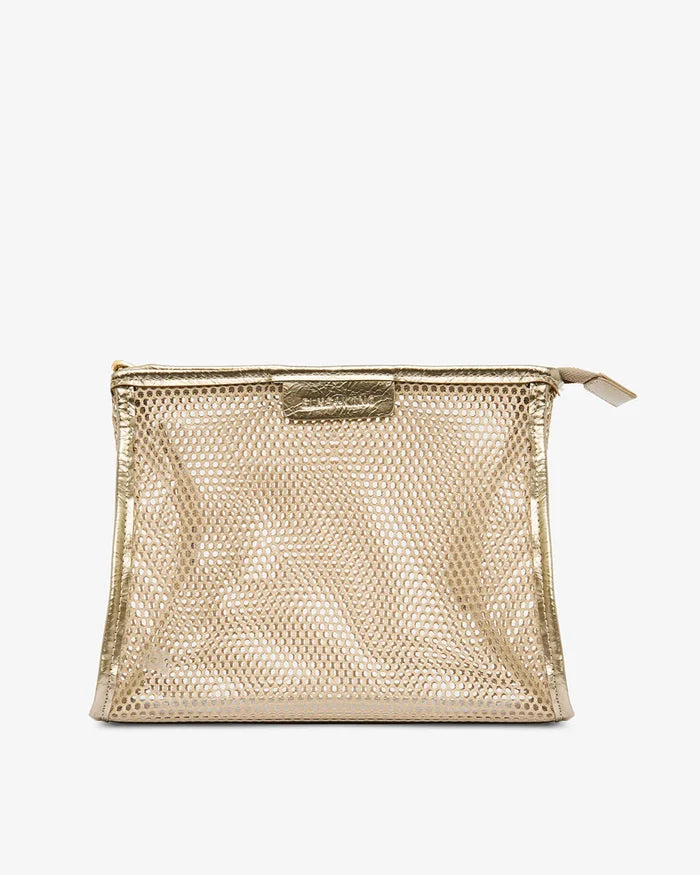 SANTORINI CASE LARGE | Taupe Mesh - Darling & Domain