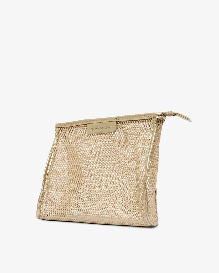 SANTORINI CASE LARGE | Taupe Mesh - Darling & Domain
